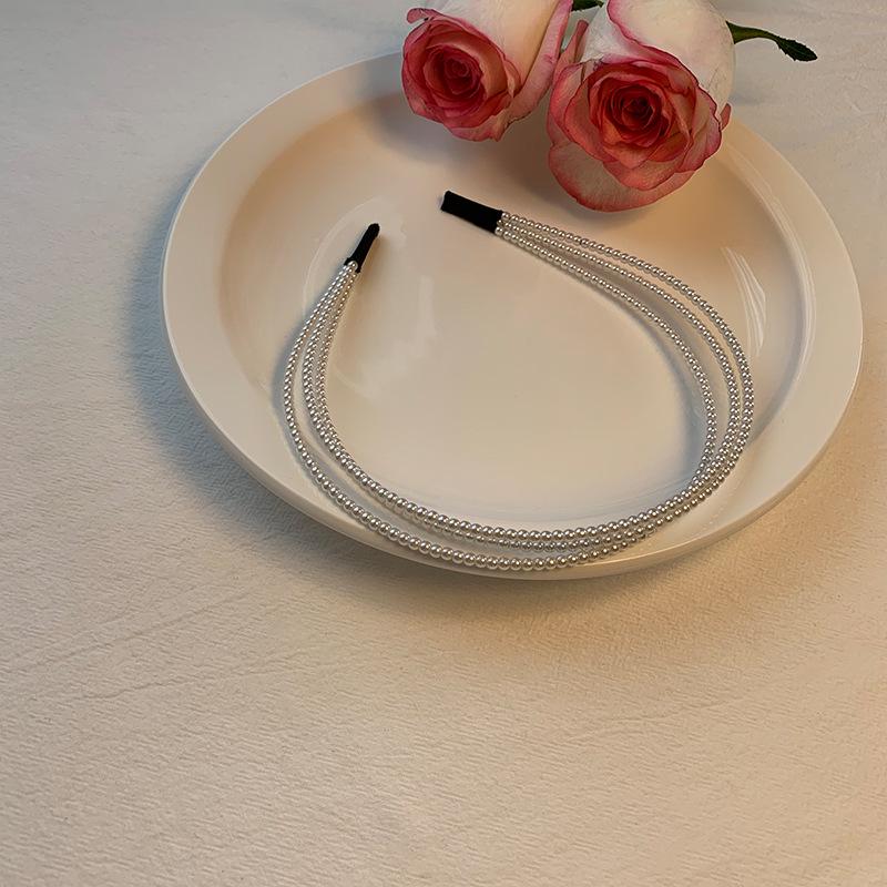 

«Ретро-повязка на голову с французским лесным жемчугом 2021 года — стиль супер-сказки для прогулок и модный аксессуар для волос»