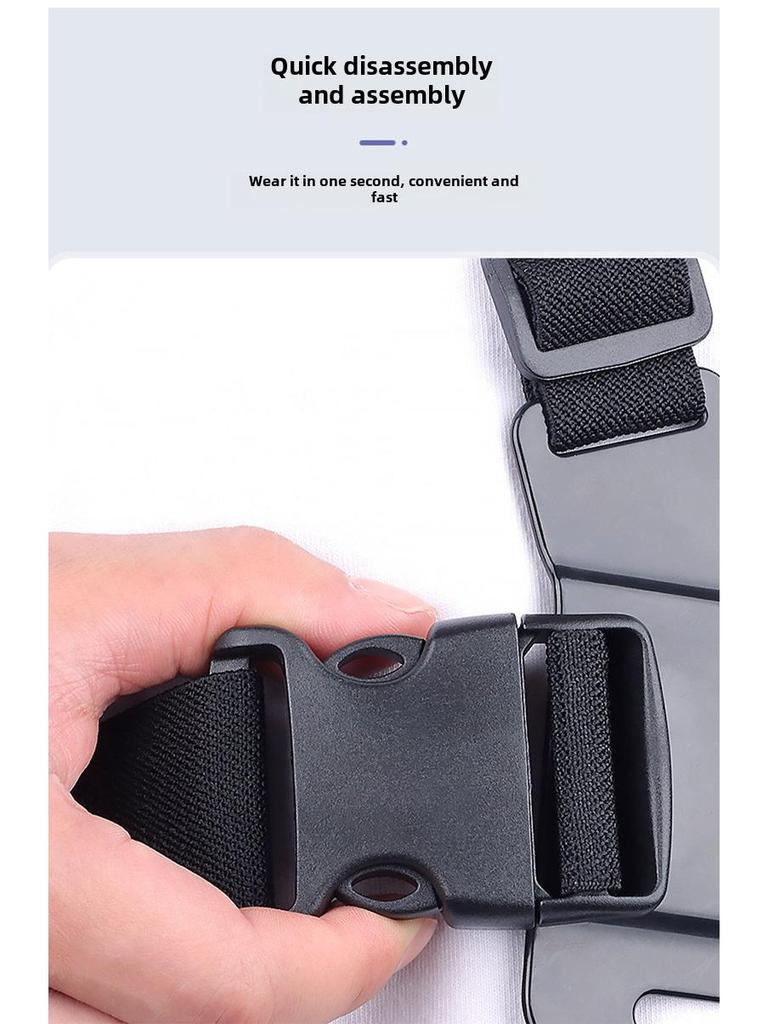 First-Person View Chest Strap for Mobile Phones – Wearable Mount for POV Filming and Riding