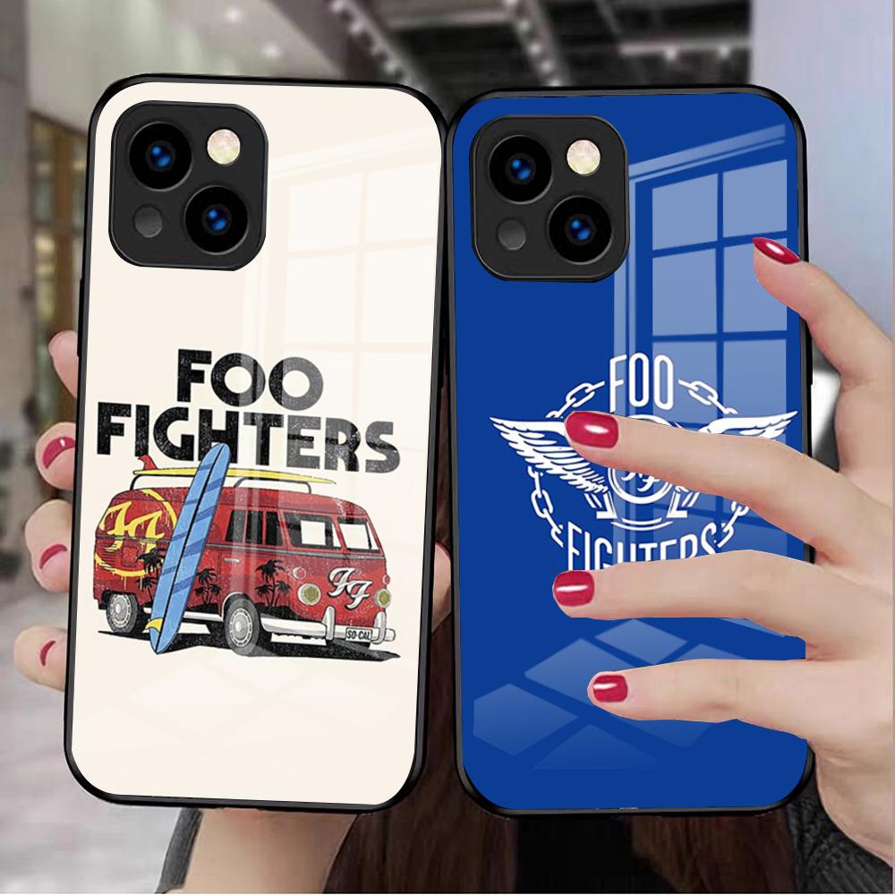 Custodia per Telefono Banda F-Foo F-Fighters Per IPhone 17 Pro Max 16 15 14 Pro Max 13 11 X Xs Xr 8 7Plus Copertura in Vetro