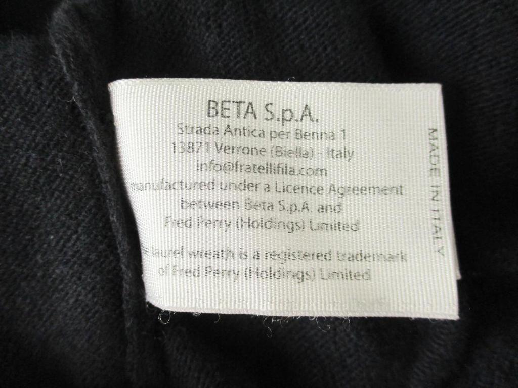 [USED] FRED PERRY Made in Italy V-neck knit M1167c