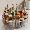 Spice Seasoning Kitchen Tabletop Rotating Cosmetic Seasoning Tabletop Kitchen Large Stylish 27cm Diameter X 8cm Rack, 360° Rotating, Single-Layer,