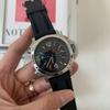 Herren Multifunktions-Automatik-Uhr mit Lederarmband
