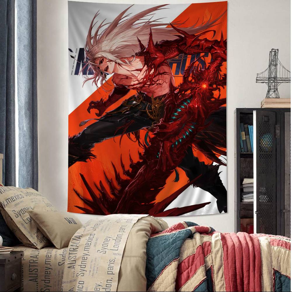 DDungeon AAnd FFighter Cartoon Tapestry Home Decoration hippie bohemian decoration divination Home Decor