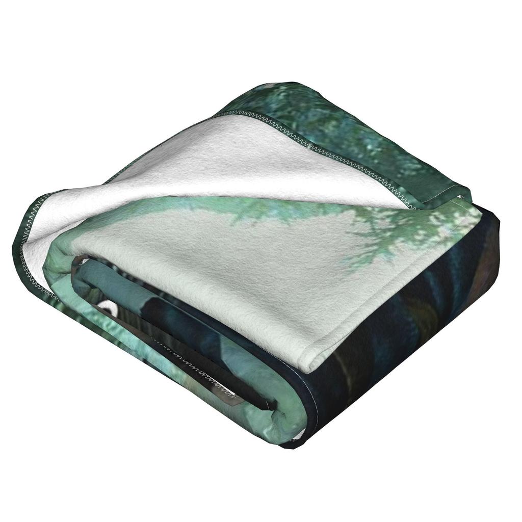 Hey Sen Nihayet Uyandın Skyrim Meme Battaniyeleri Yumuşak Sıcak Flanel Atkı Battaniye Peluş Yatak Oturma Odası Piknik Seyahat Ev İçin