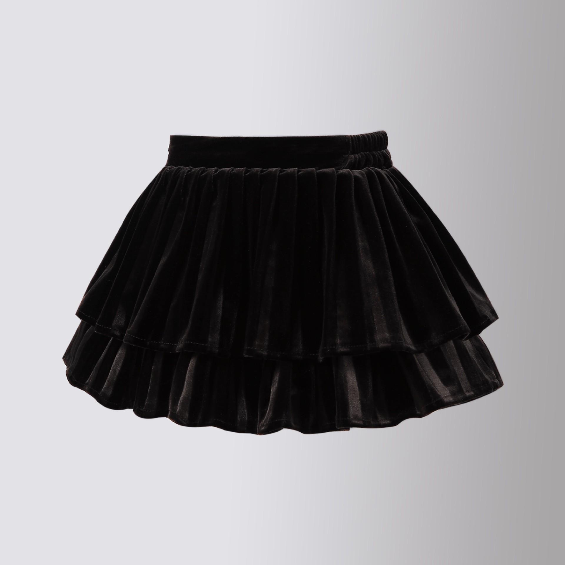 

Юбка для девочек осень/зима 2024 из шерсти в складку - корейский стиль 170cm