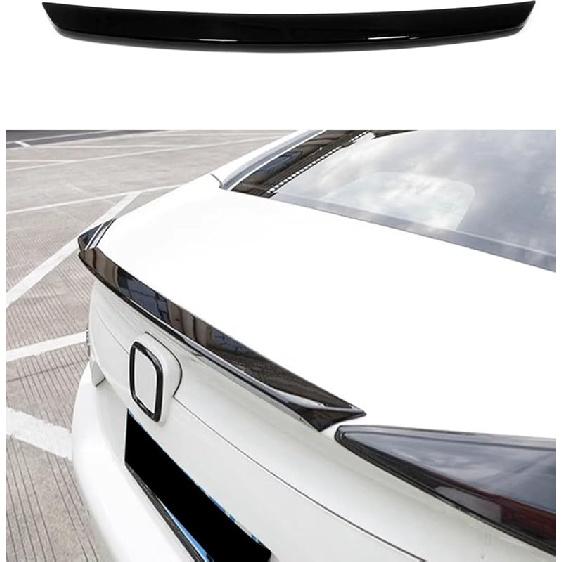 Acessórios Automotivos Adequados para Honda Civic 10ª Geração 2016-2021 ABS Exterior Lábio Spoiler Asa Traseira Tampa Guarnição (Preto brilhante) Conjunto de 1 peça