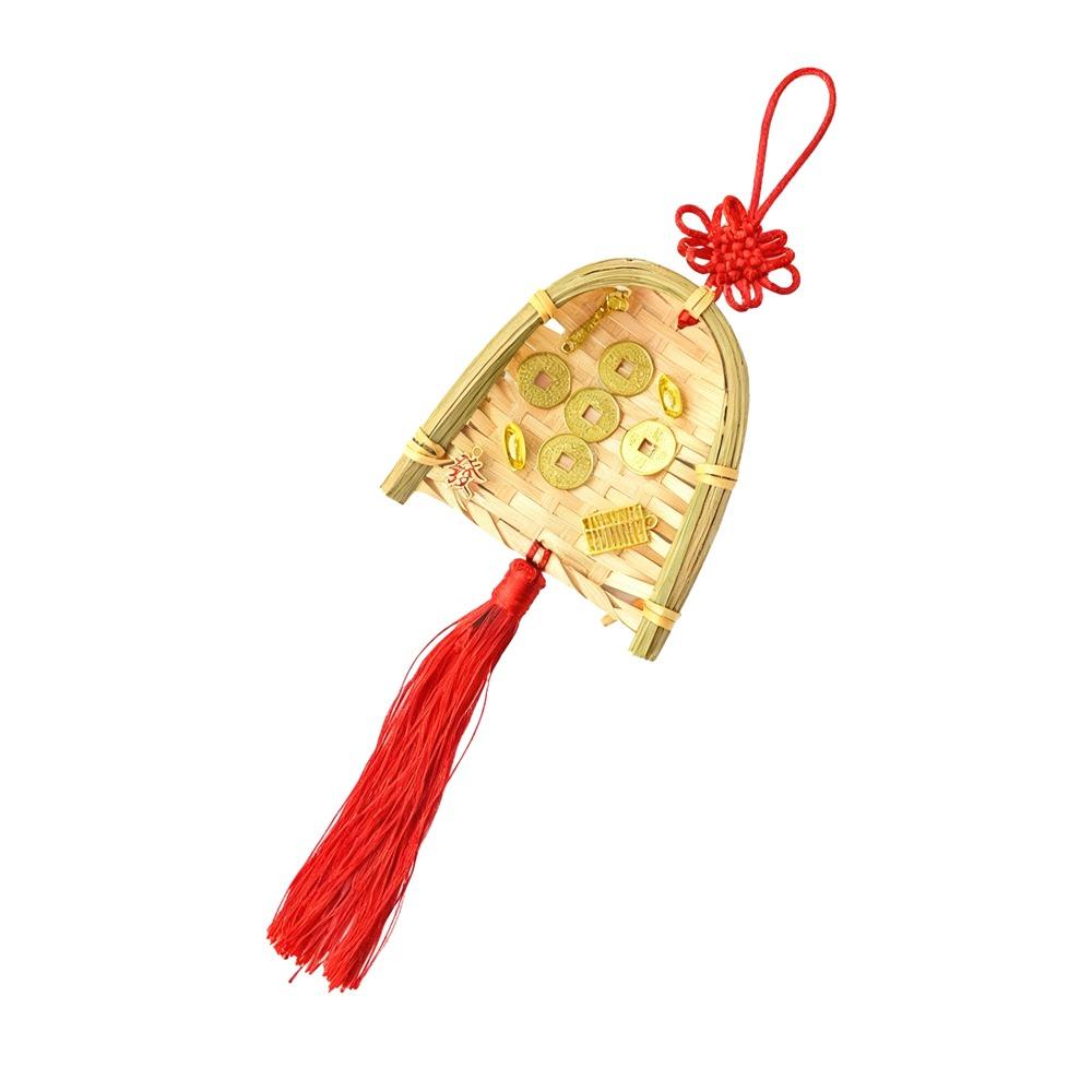 Red New Year Decoration Chinese Knot Tassel Chinese New Year Hanging Pendant Lucky Charm Greeting Chinese Traditional Decoration