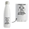 Insulated Water Bottle I Can't I Prefer My Dalmatian I Can't Minimalist | Double-Walled Stainless Steel Bottle 500 Ml Cold 24 H Hot