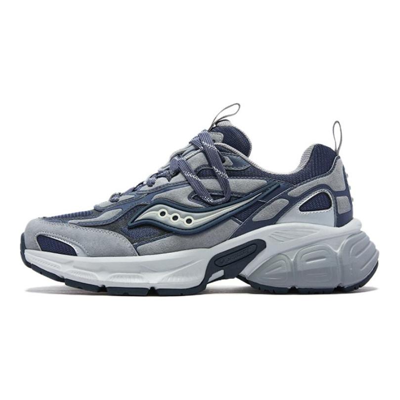 SAUCONY 2K Reiterei Bequeme Vielseitige Laufschuhe Unisex Sneaker Dunkelblau Grau S79053-18