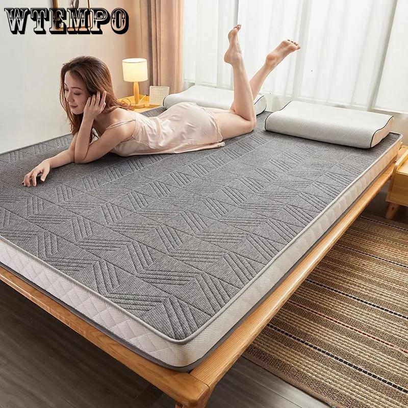 Matratze, faltbar, Einzel- und Doppelmatratze, rutschfest, weich, bequem, Latexmatratze, Gummikissen zum Schutz der Wirbelsäule