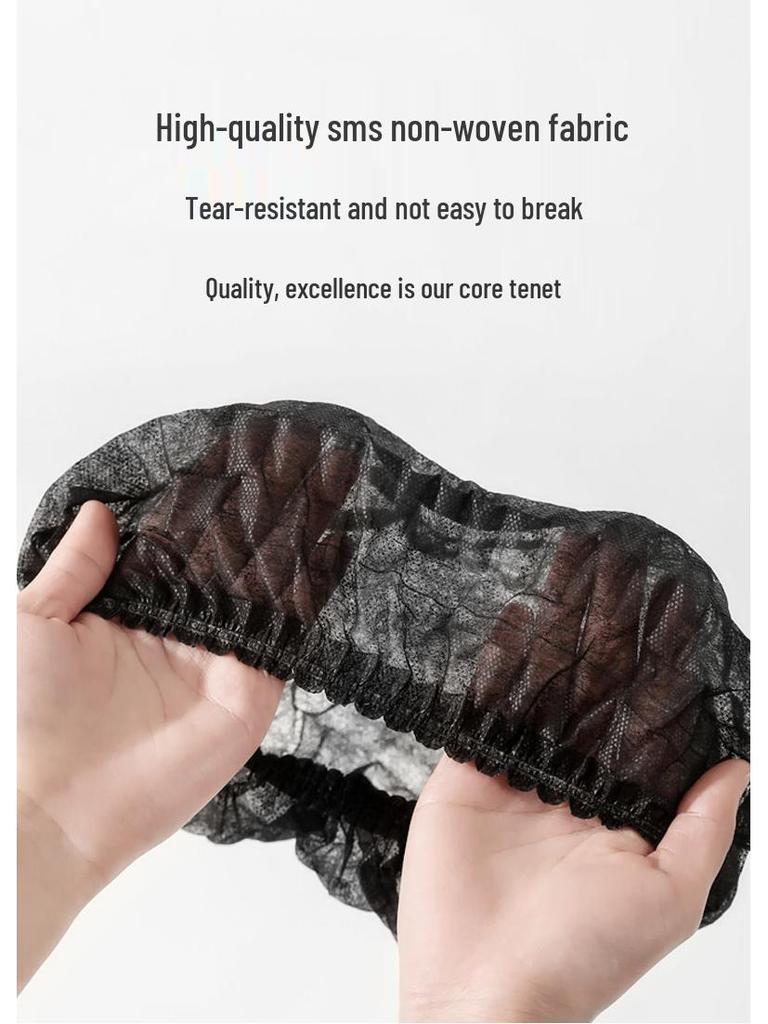 Disposable Dustproof Kitchen Hair Net Cap - Non-woven Fabric, Thickened, Anti-Hair Loss for Chefs & Catering