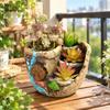 Handmade Cement Succulent Pot Creative Micro Landscape Planter