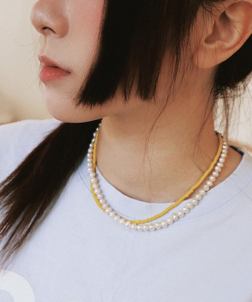 Bicycletrophy Bt Freshwater Pearl Necklace 03 (6Mm / Fix Type)
