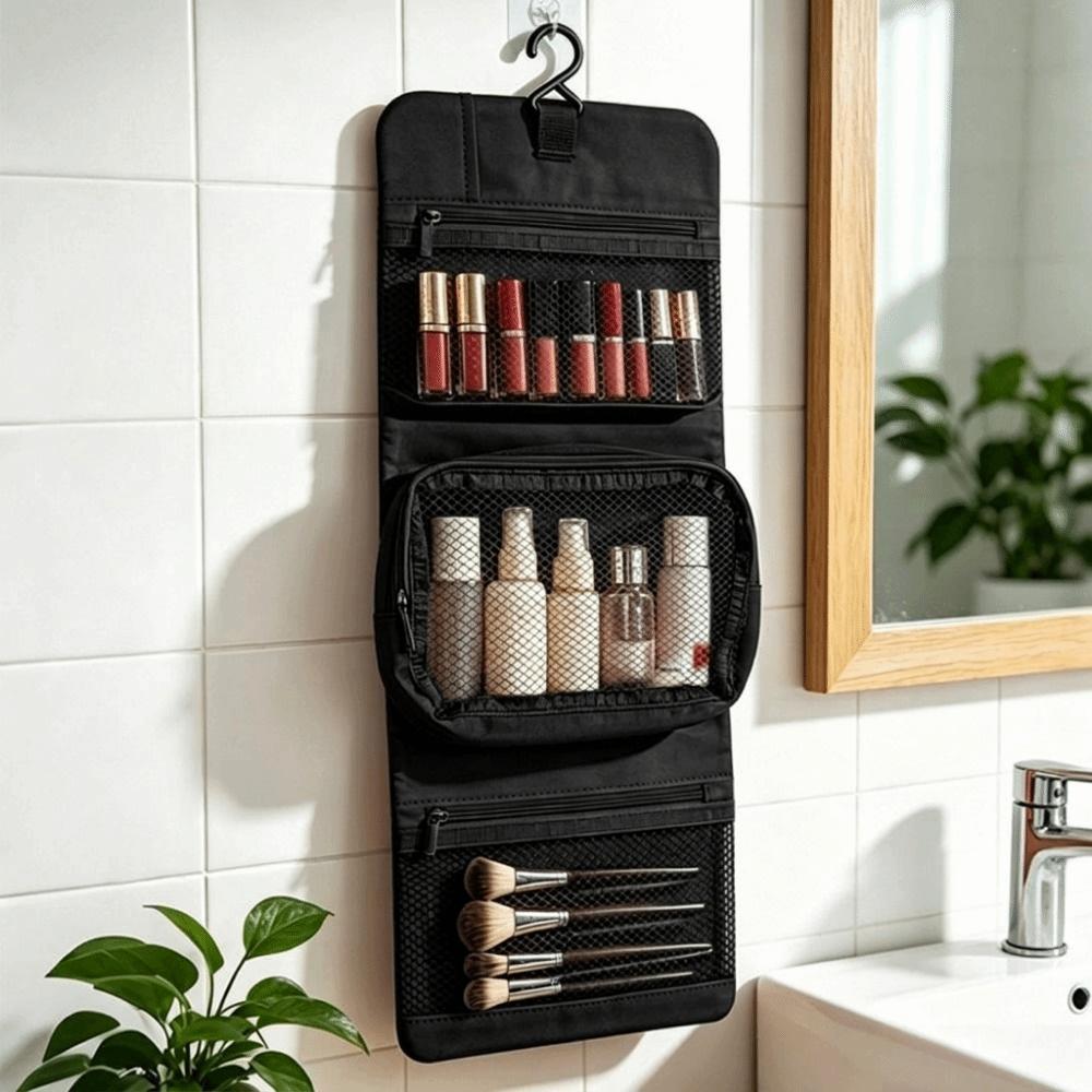 Multiple Pockets Detachable Toiletry Bag Large Capacity Wash Pouch Cosmetics Bag for Home
