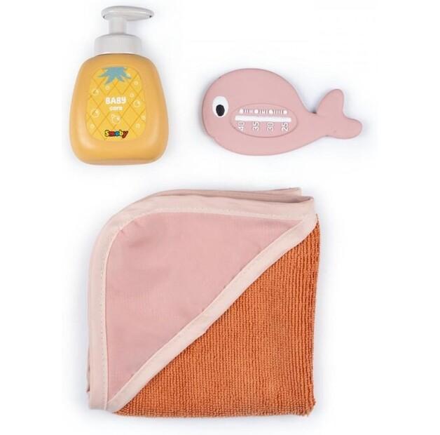 Smoby Baby Nurse Badewanne für Puppen mit Whirlpool-Funktion