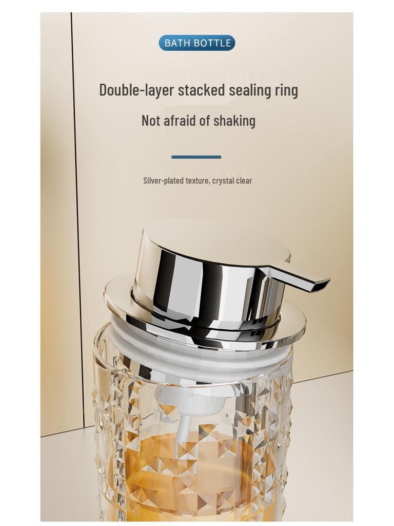 Luxury Lotion Foaming Dispenser with Multi-Functional Desktop Storage