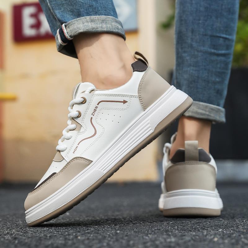 New summer breathable mesh casual sports shoes thick-soled wear-resistant board shoes