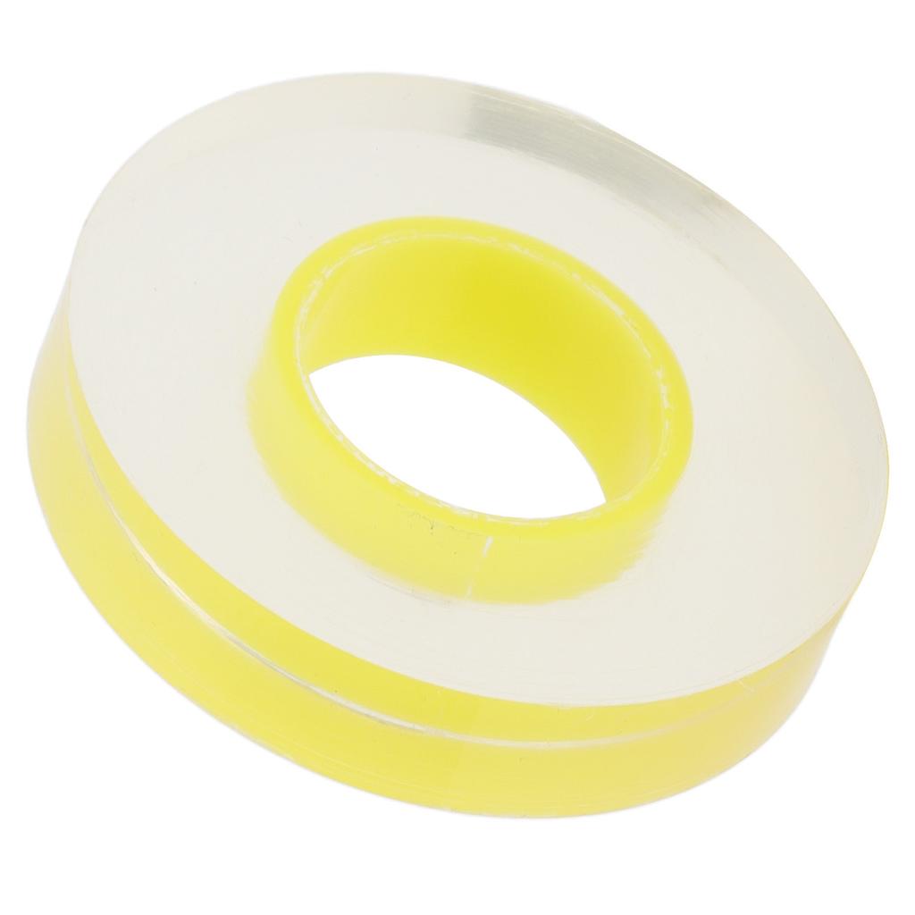 Watch Strap Protective Film 15mm Scratch Resistant Yellow Thin Stretchable PVC Protective Film for Jewelry