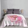 Cardcaptor Sakura dream wand blanket soft flannel fleece warm anime manga throw blankets for car bedroom couch bedspreads