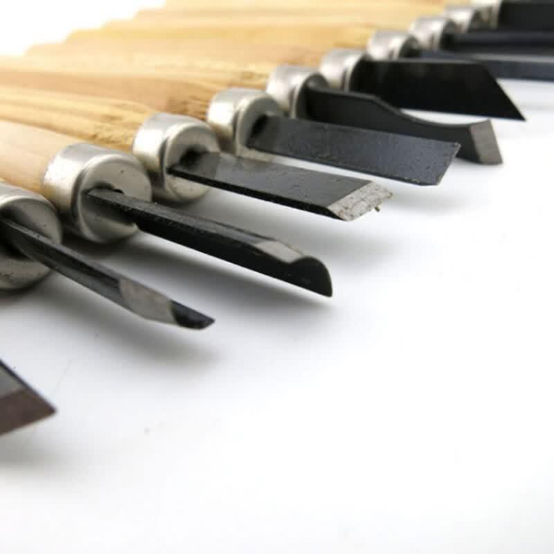 12-Piece Wood Carving Chisel Set