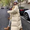 Winter Warm Down Padded Jacket Mid-length Korean Style Loose Thickened Bread Coat