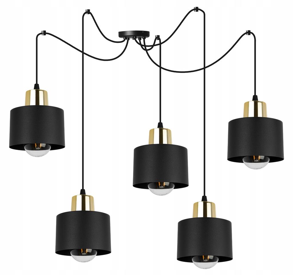 MODERN CEILING HANGING LAMP BLACK LED LAMP