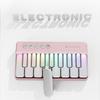 Children's Rainbow Electronic Organ Lighting Music Playing Piano Infant Early Education Multifunctional Music Toys