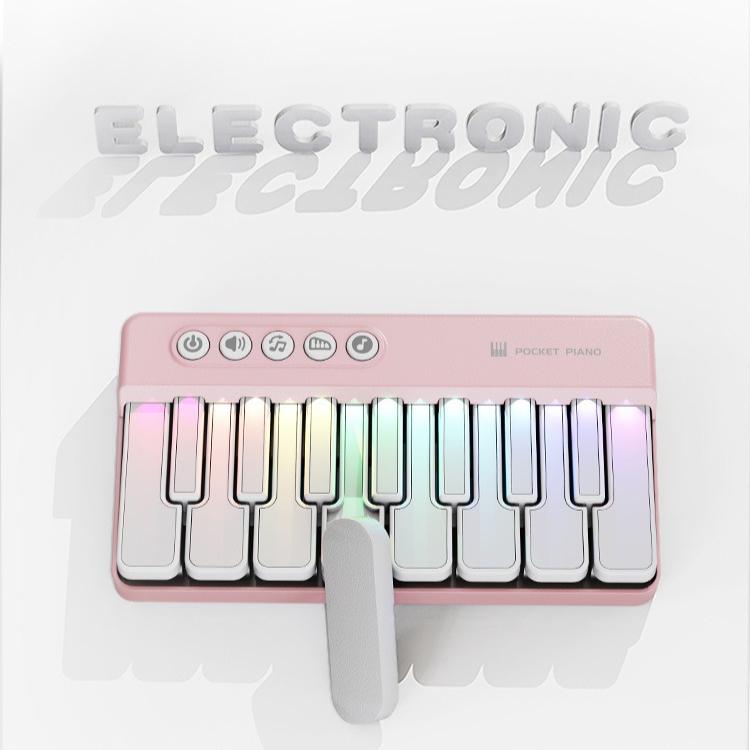 Children's Rainbow Electronic Organ Lighting Music Playing Piano Infant Early Education Multifunctional Music Toys
