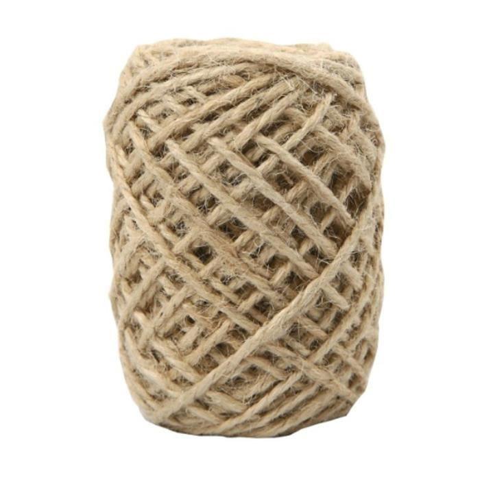 Hemp Twine - Creativ Company - Natural - 1-2 Mm - 30 M - Ideal for Scrapbooking