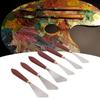 6PCS Smooth Polished Surface Oil Painting Spatula Set Color Mixing Knives  Art Studio Drawing
