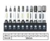 2026New upgrade 1/4 Screwdriver Bit Set Impact Drill Batch Head Torx Hexagonal Cross Head Magnetic Tamper Proof Screwdriver Bits