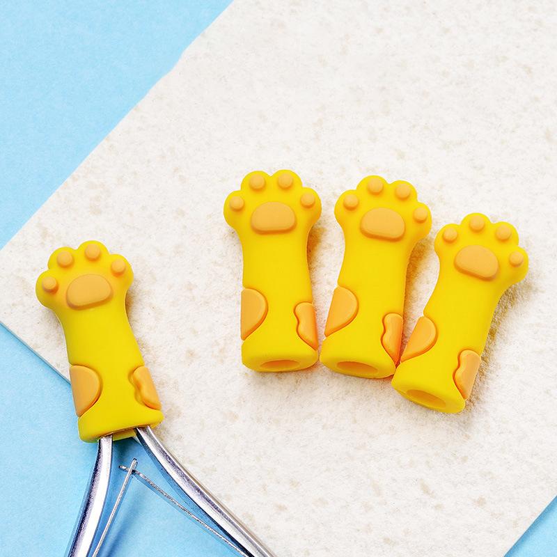Nipper Cover Protective Sleeve Nail Pedicure Tool Cat Paw Dead Skin Tweezers Cap