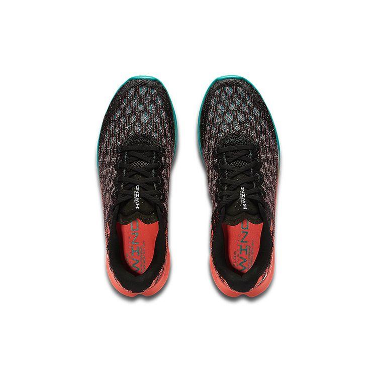Under Armour Flow Velociti Wind 2 Comfortable Fabric Low Top Casual Running Shoes Men Sneakers Black Orange 3025652-002
