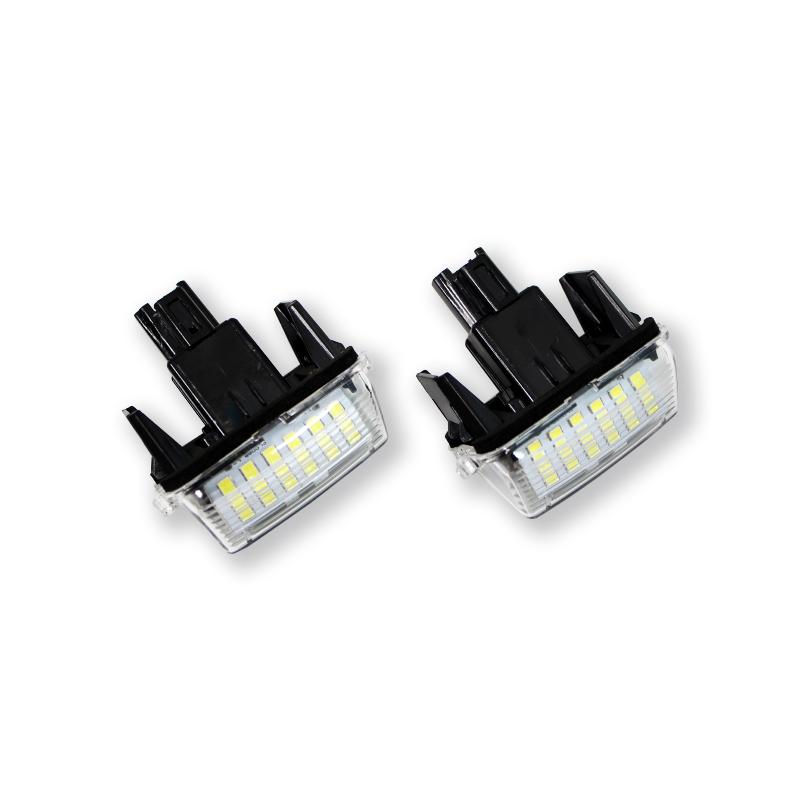 2Pcs LED License Number Plate Light Lamps for Toyota Camry Avalon Auris E18 Vios Esquire Avensis Esquire EZ Noah Proace City SAI