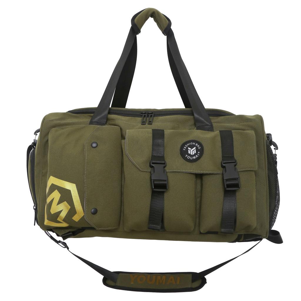 Multifunctional Travel Fitness Bag Large Capacity Crossbody Hand Luggage Dry and Wet Separation Swimming Bag