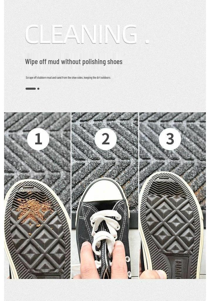 Square Anti-slip Water-Absorbent Entrance Mat for Hotels, Shops, and Elevators