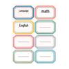 Self-Adhesive Name Stickers: Book, Water Bottle & Kindergarten Labels for Elementary Students