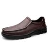 Fashion Genuine Leather Men's Loafers Non Slip Walking Flats Outdoor Slip on Flats Casual Shoes Work Office Driving Sneakers Moccasins
