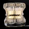 HIPHOP Gold Bling Trapezoid Fangs - Six Teeth Jewelry for European & American Trends