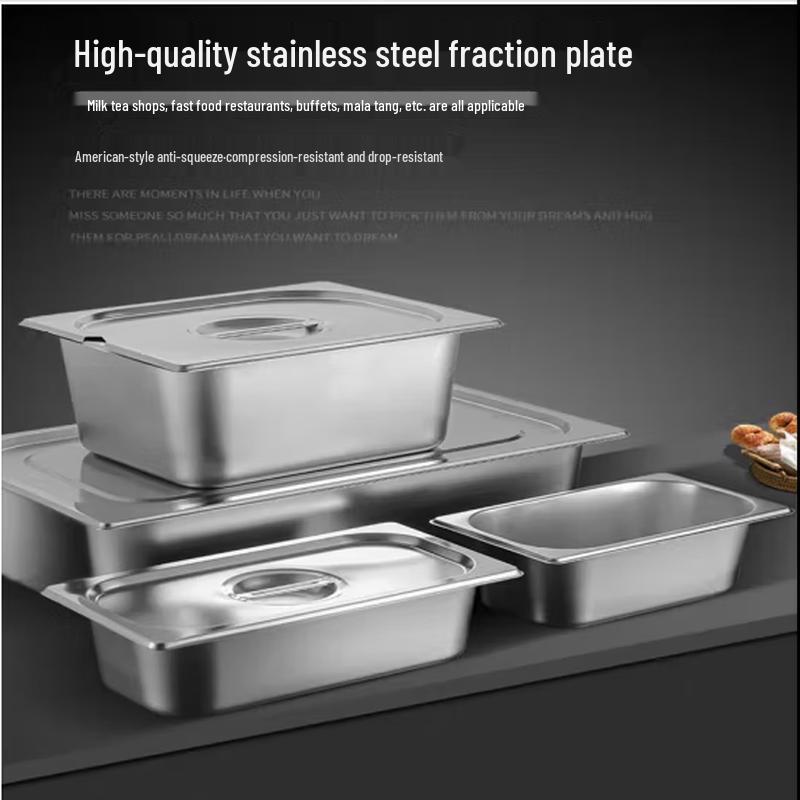 SIFAR 1/2 Size Commercial Deep Stainless Steel Food Pan