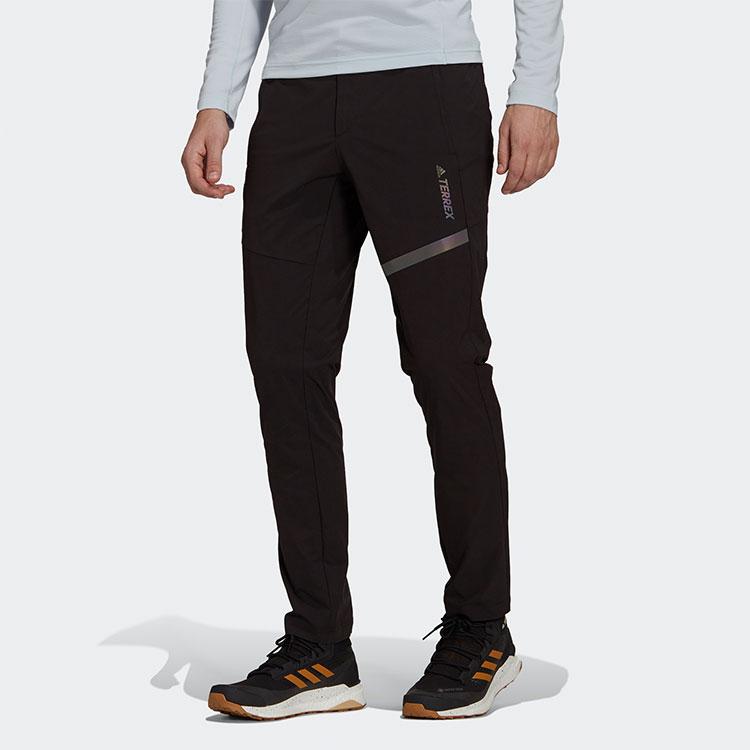 Adidas Terrex Insp Ms Outdoor Climbing Waterproof Reflective Logo Sports Pants Men Bottoms Black GR9996