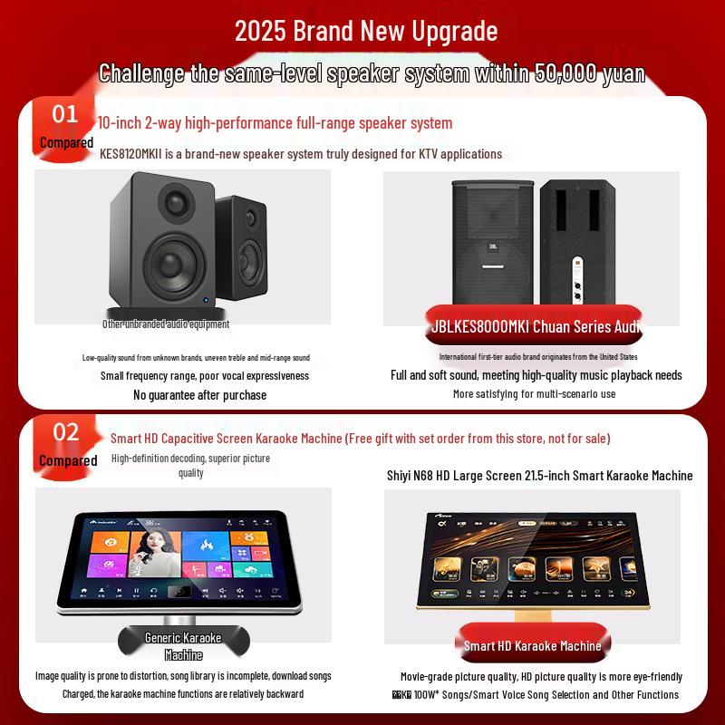 JBL Professional Home KTV Karaoke Speaker System (CN version)