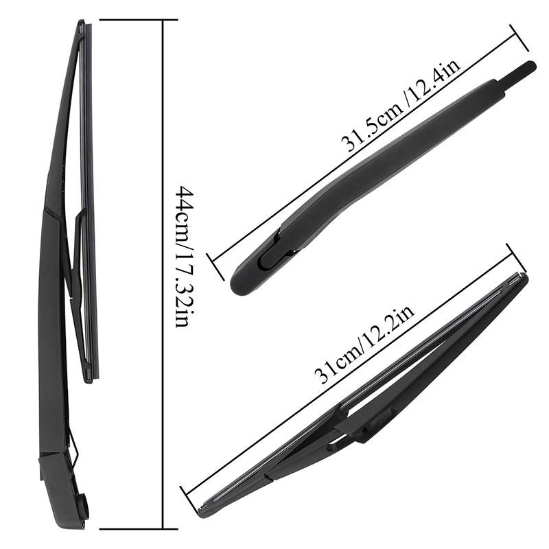 Tylne Ramię Wycieraczki Szyby Akcesorium Tylna Szyba Szczotka do Deszczu Do Fiat Grande Punto 2005-2011 Akcesoria Samochodowe