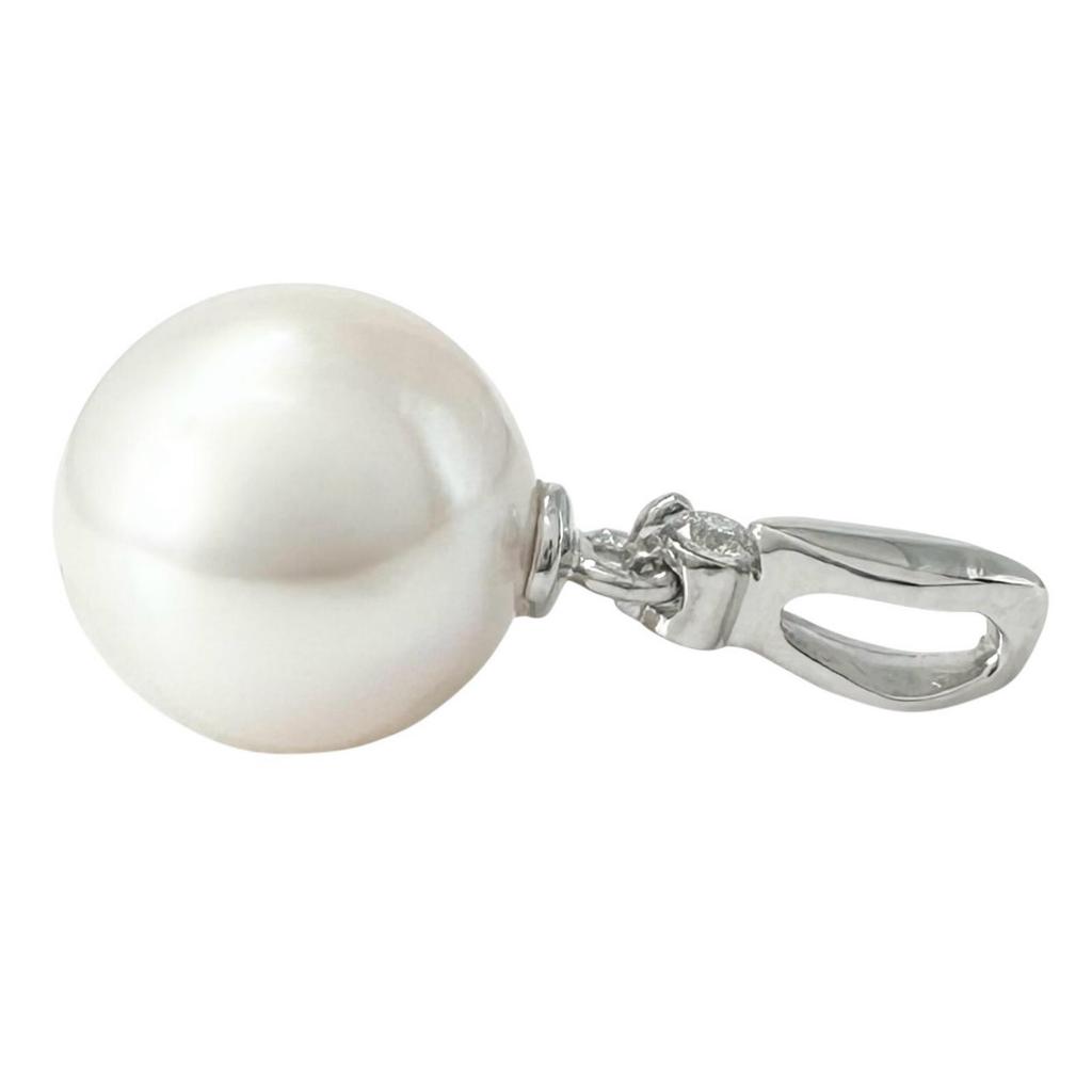 Pendant top Silver Women Pearl used