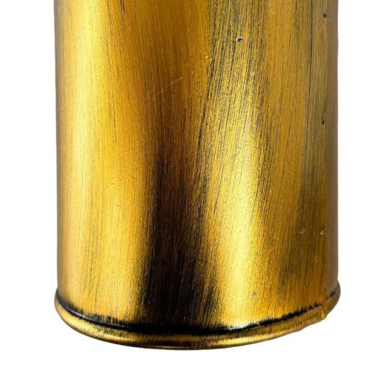 Christmas Column Bell Metal Texture Design Gradient Size Arrangement Natural Hemp Rope Lanyard Retro