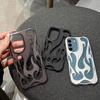 Compatible with Samsung S25/S24 Flame-plated Phone Cases, A26/A36/A56 Hollow Protective Cases, A54/A55 Cases
