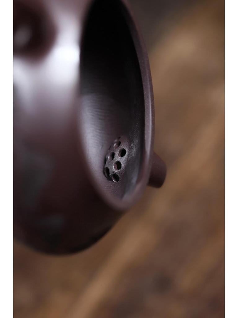 Minglu Yixing Zisha Teapot - Handmade Original Ore Yellow Clay by Famous Artist. Exquisite and Elegant Utensil.