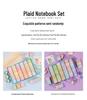 60 Rolls of Japanese Paper Notebook Set - Fresh Checkered Salt Series for Beginners, DIY Material & Notebook Tape