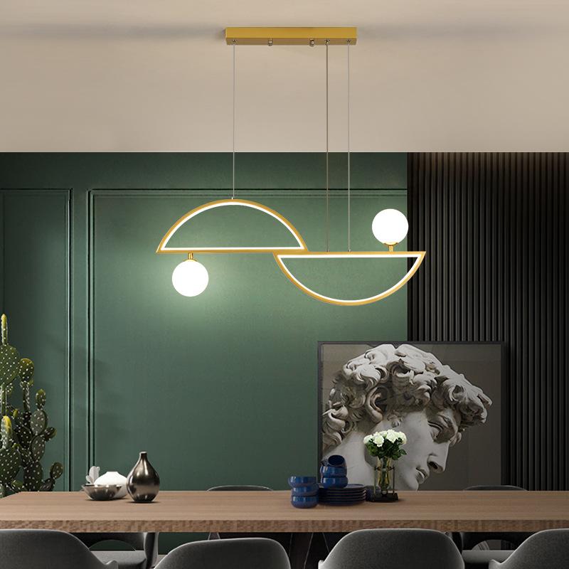 Nordic Led Chandeliers Modern Pendant Lamps for Living Dining Room Kitchen Bedroom Glass Ball Home Indoor Ceiling Hanging Lights