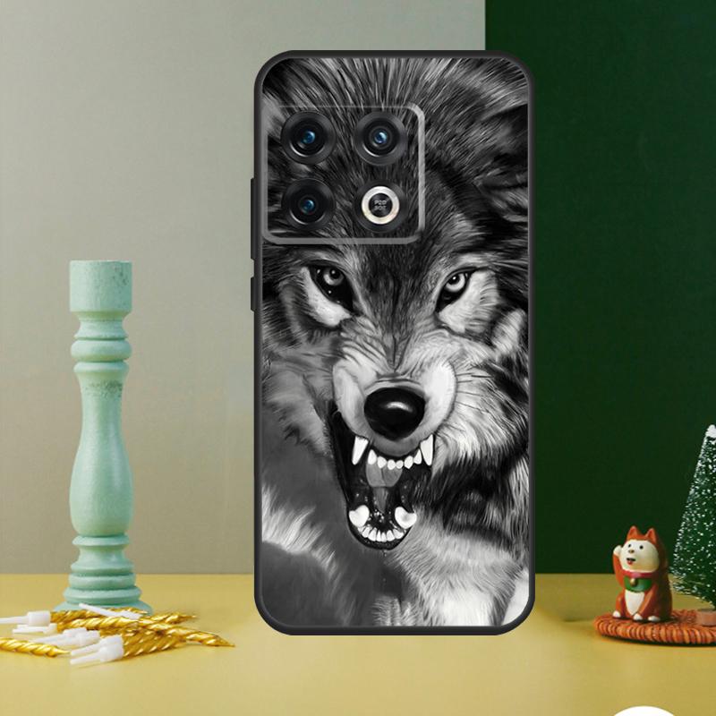 The Wolf Fierce Phone Case For OnePlus 13 13R 12 12R 11 9 10 Pro 8T 9RT 10T 10R Nord 4 CE 2 3 Lite N20 N30